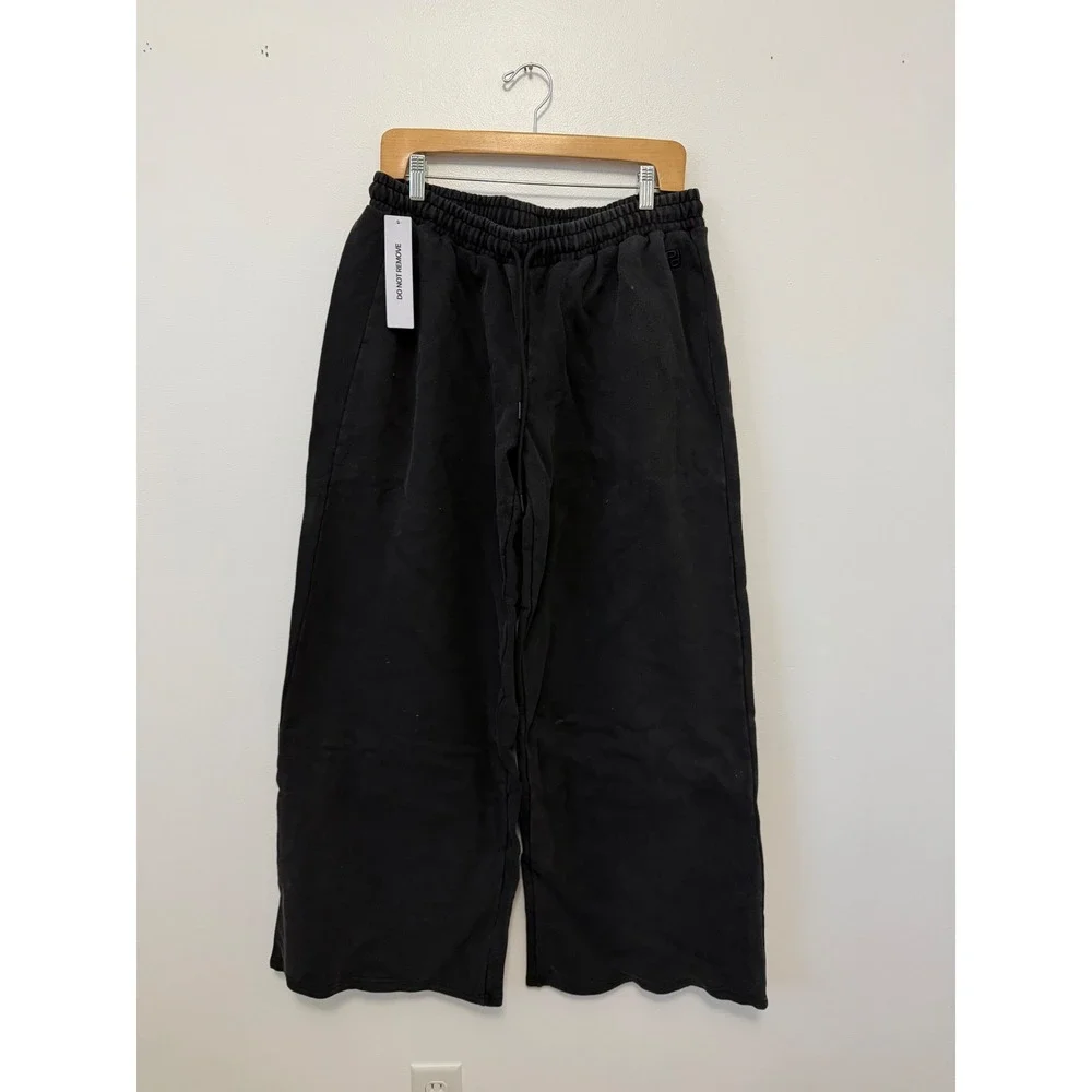 Princess Polly All Day Straight Leg Sweatpants – Washed Black – Size US 10– NWT - Picture 2 of 7